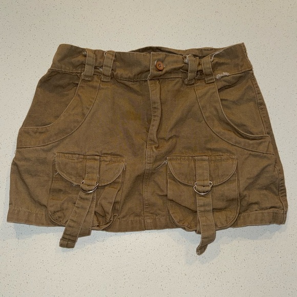 Princess Polly Khaki Cargo Skirt - Picture 3 of 4